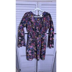 Motherhood Maternity Long Sleeve Floral Dress Size Medium